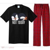Not Today Sea Bird King Emperor Penguin Lover Penguin Pajama Set thumb 0