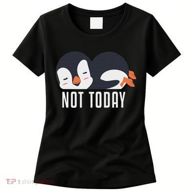 Not Today Sea Bird King Emperor Penguin Lover Penguin Women's T-Shirt