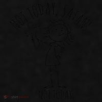 Not Today Satan Not Today Sweat Ladies PosiCharge Tri-Blend Wicking Tank thumb 2