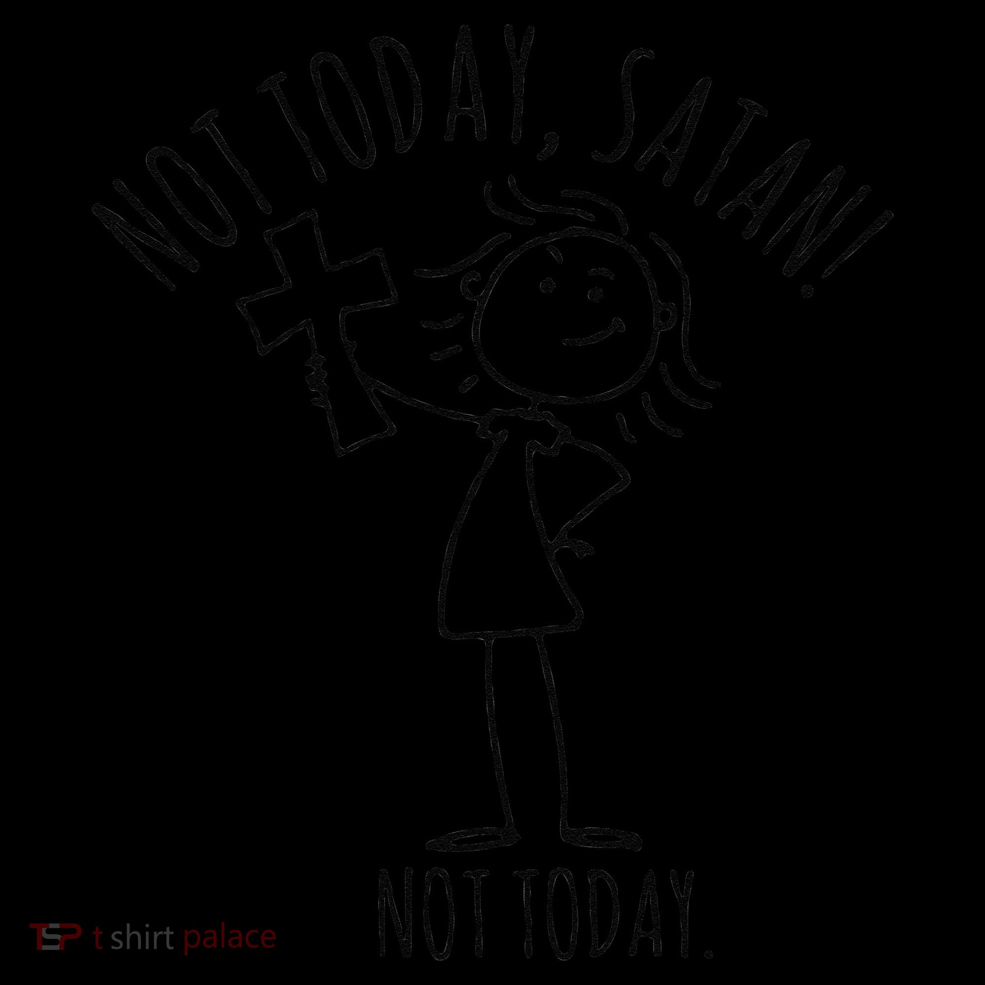 Not Today Satan Not Today Sweat Coffee Mug