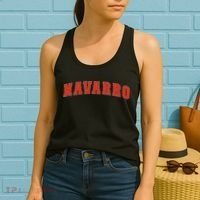 Navarro Texas Tx College Style Red Text Navarro Women's Tank Top thumb 2