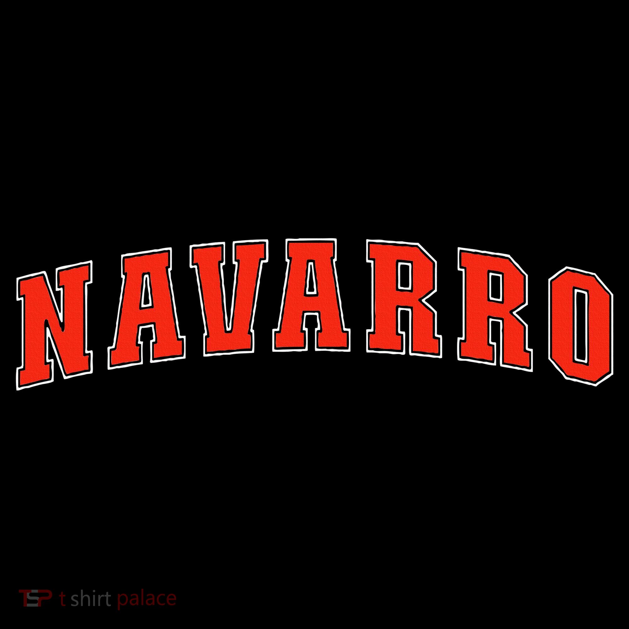 Navarro Texas Tx College Style Red Text Navarro Women's Tank Top