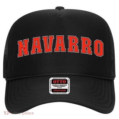Navarro Texas Tx College Style Red Text Navarro Hat