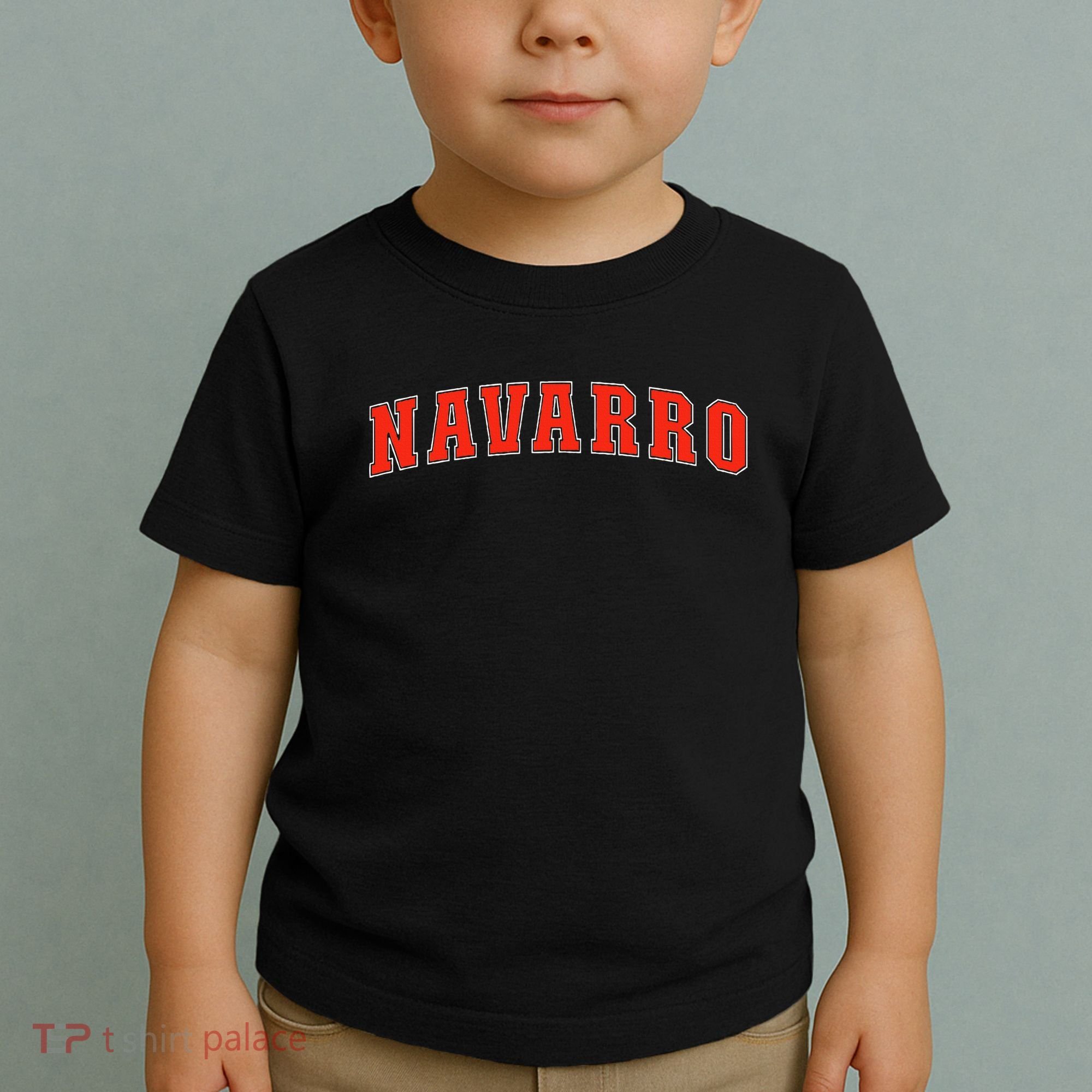 Navarro Texas Tx College Style Red Text Navarro Toddler T-Shirt