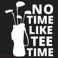 No Time Tee Time Funny Golf Dad Golfer Fathers Women's Sweatshirt thumb 2