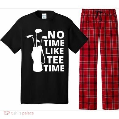 No Time Tee Time Funny Golf Dad Golfer Fathers Pajama Set