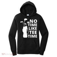 No Time Tee Time Funny Golf Dad Golfer Fathers Women's Hoodie thumb 0