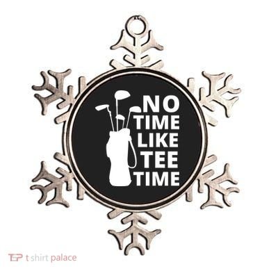 No Time Tee Time Funny Golf Dad Golfer Fathers Ornament