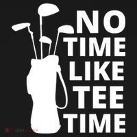 No Time Tee Time Funny Golf Dad Golfer Fathers Women's T-Shirt thumb 6