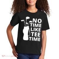 No Time Tee Time Funny Golf Dad Golfer Fathers Kids T-Shirt thumb 2