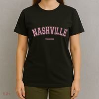 Nashville Tennessee Tn Varsity Style On Nashville T-Shirt thumb 4