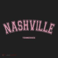 Nashville Tennessee Tn Varsity Style On Nashville Urban Oversized Heavyweight T-Shirt thumb 2
