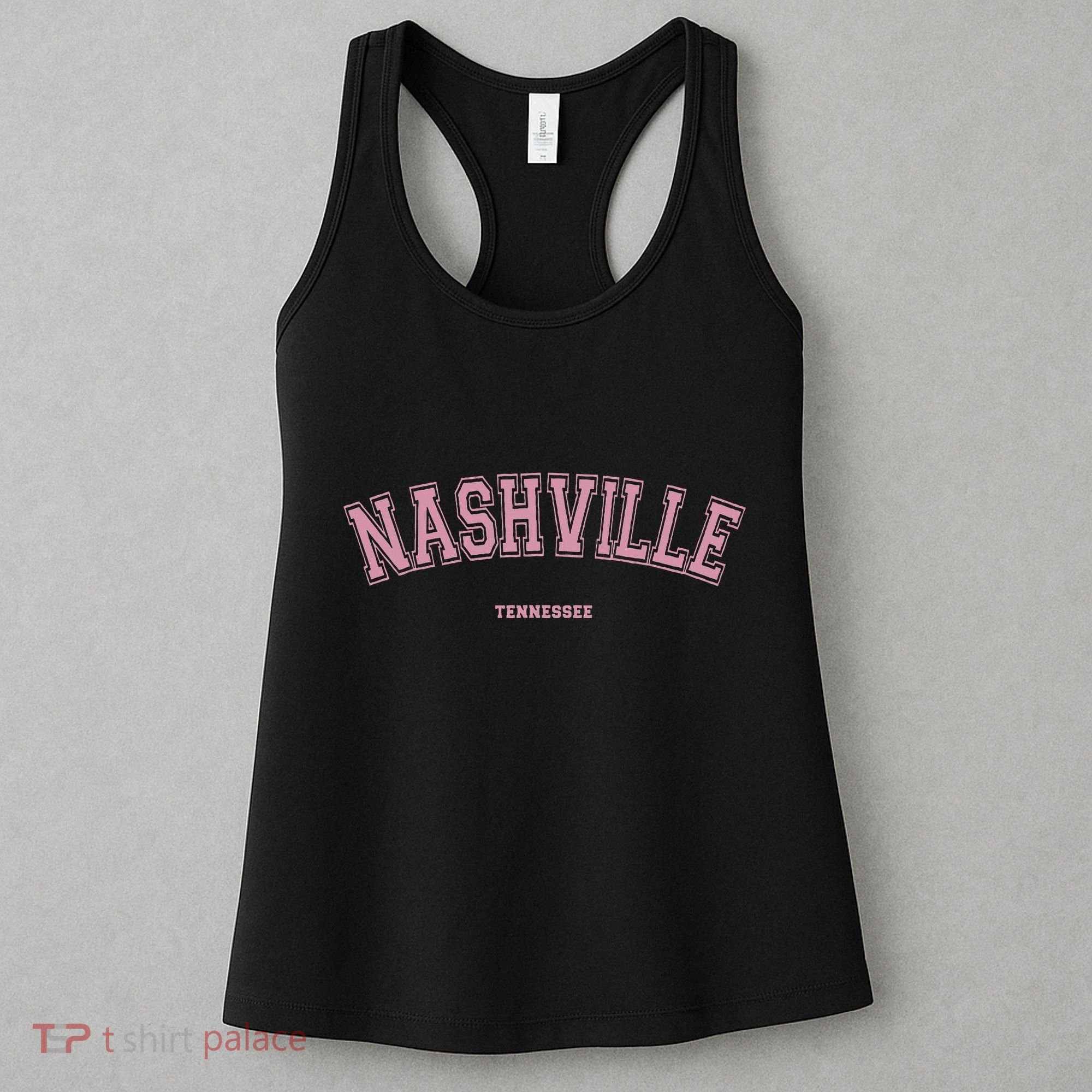 Nashville Tennessee Tn Varsity Style On Nashville Women's Tank Top