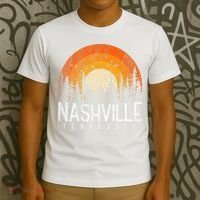 Nashville Tennessee TN Retro Style Vintage 80s Gift T-Shirt thumb 3