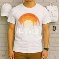 Nashville Tennessee TN Retro Style Vintage 80s Gift T-Shirt thumb 6