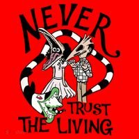 Never Trust The Living Movie Halloween Boo Bash Santa Hat thumb 1