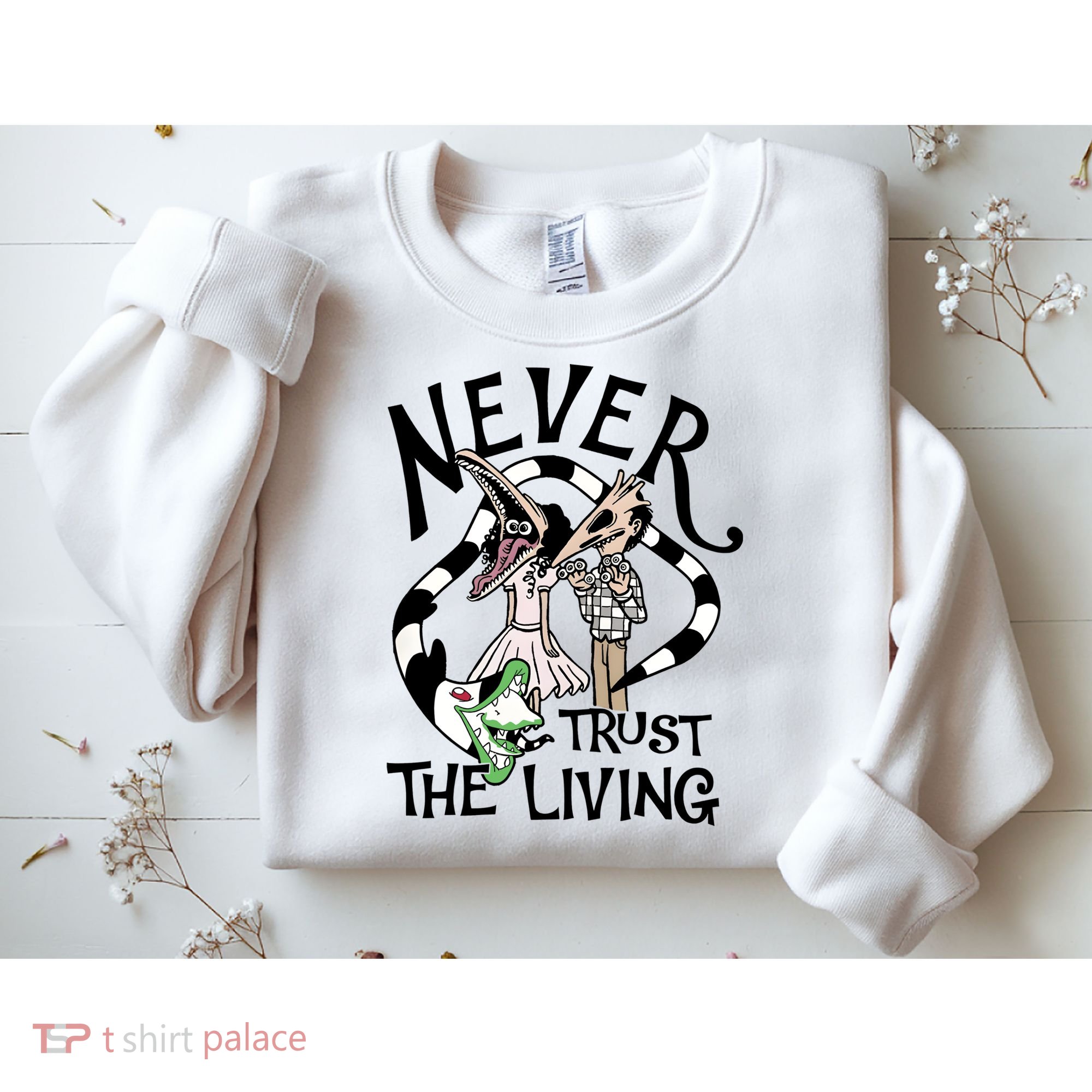 Never Trust The Living Movie Halloween Boo Bash Sweatshirt