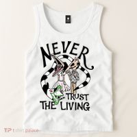 Never Trust The Living Movie Halloween Boo Bash Tank Top thumb 2