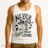 Never Trust The Living Movie Halloween Boo Bash Tank Top thumb 3