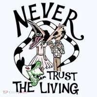 Never Trust The Living Movie Halloween Boo Bash Tank Top thumb 6