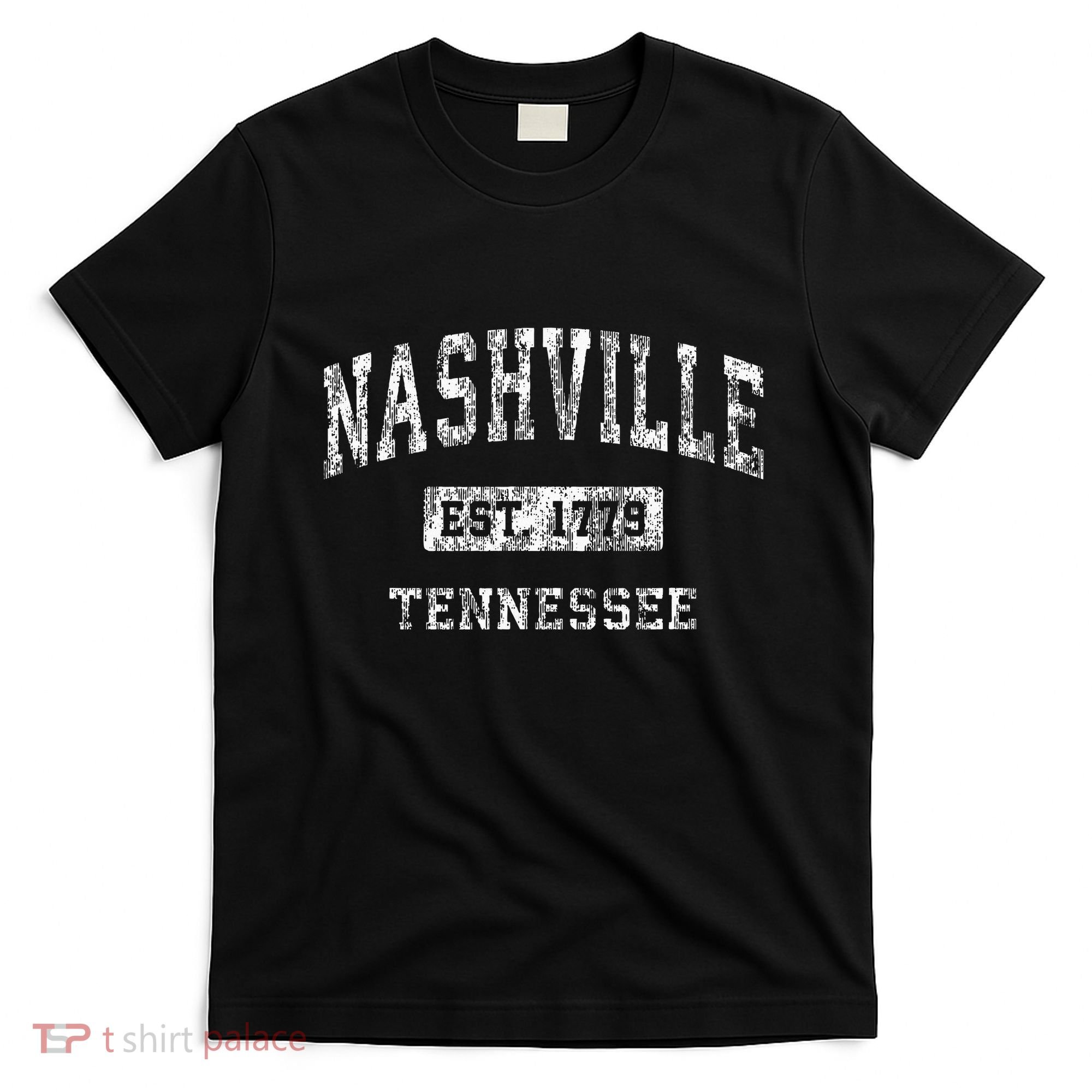 Nashville Tennessee Tn Vintage Established Sports T-Shirt