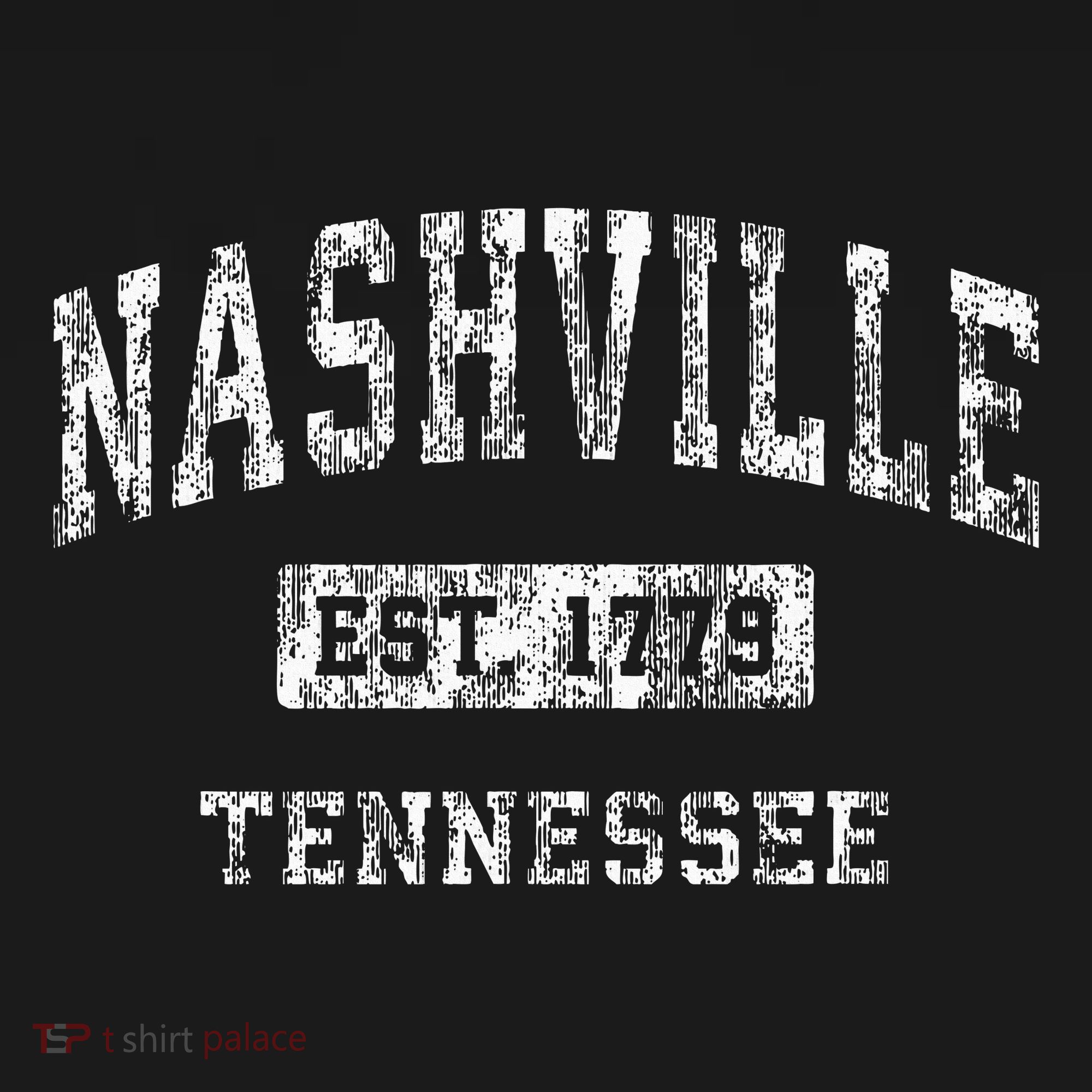 Nashville Tennessee Tn Vintage Established Sports T-Shirt