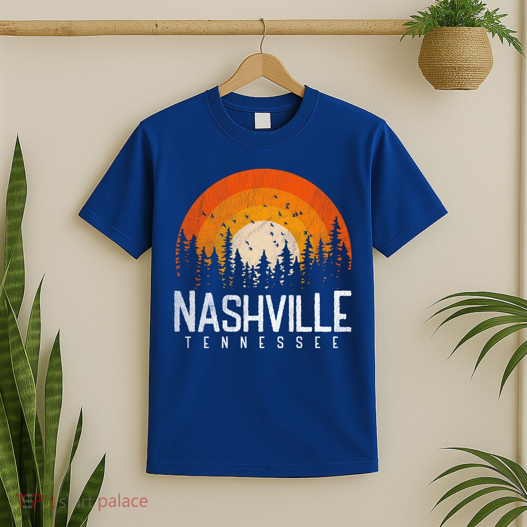 Nashville Tennessee Tn Gift Retro Style Vintage 80s Gift Great Gift T-Shirt