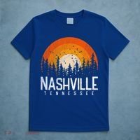 Nashville Tennessee Tn Gift Retro Style Vintage 80s Gift Great Gift T-Shirt thumb 5