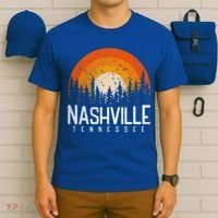 Nashville Tennessee Tn Gift Retro Style Vintage 80s Gift Great Gift T-Shirt thumb 6