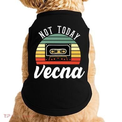 Not Today Vecna Mixtape Retro Vintage Doggie Tank