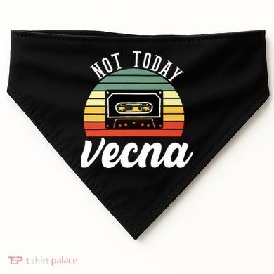 Not Today Vecna Mixtape Retro Vintage USA-Made Doggie Bandana