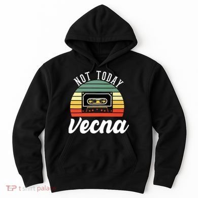 Not Today Vecna Mixtape Retro Vintage Hoodie