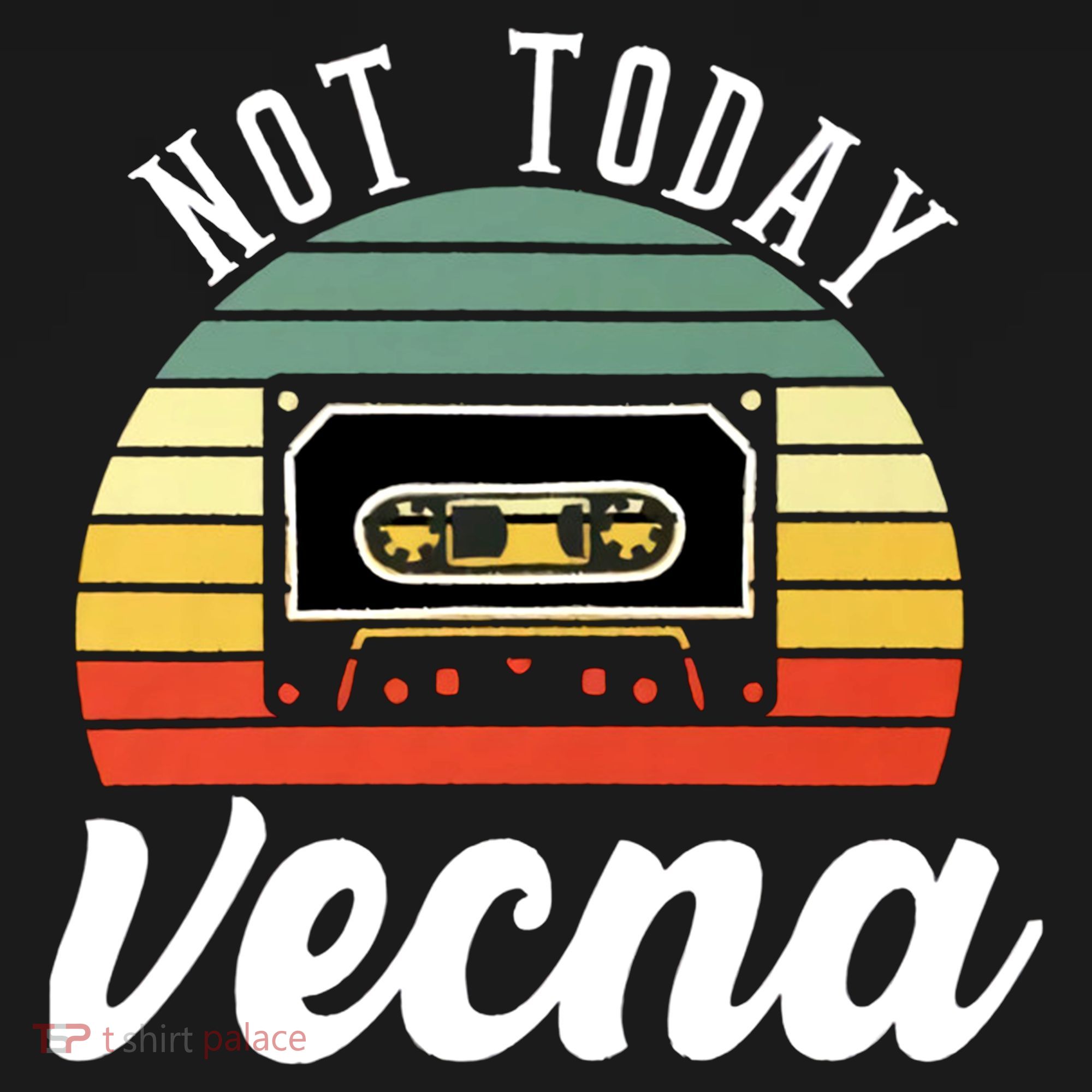 Not Today Vecna Mixtape Retro Vintage T-Shirt