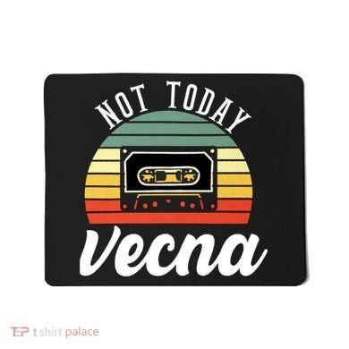Not Today Vecna Mixtape Retro Vintage Mousepad