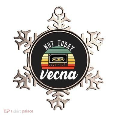 Not Today Vecna Mixtape Retro Vintage Ornament