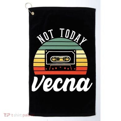 Not Today Vecna Mixtape Retro Vintage Golf Towel