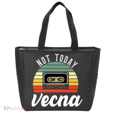Not Today Vecna Mixtape Retro Vintage Tote Bag