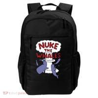 Nuke The Whales Funny Backpack thumb 0