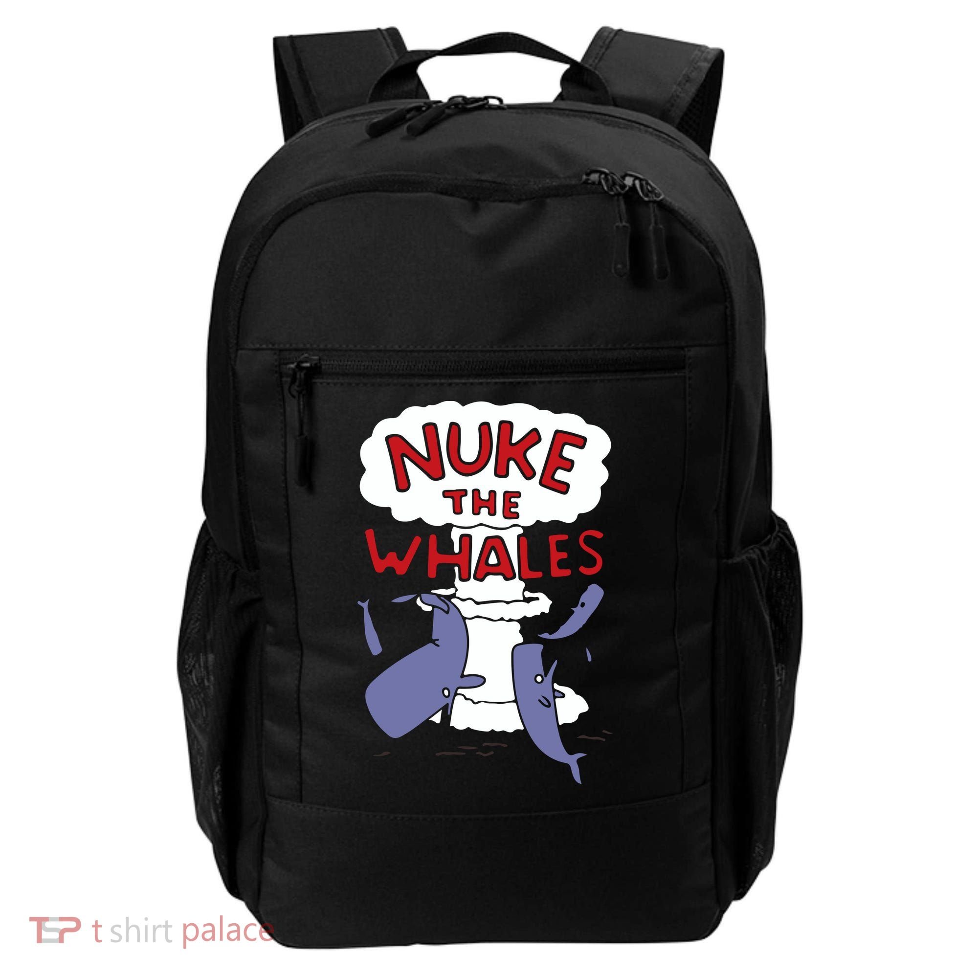 Nuke The Whales Funny Backpack