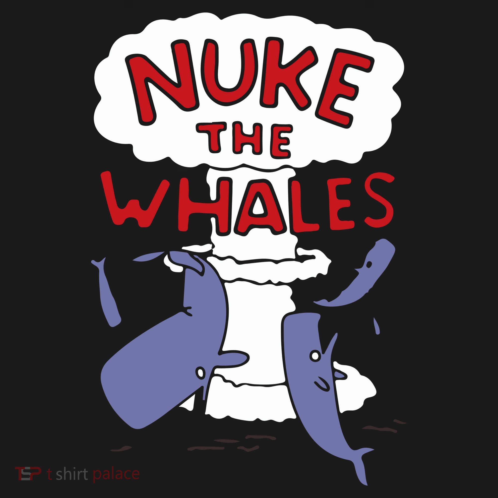 Nuke The Whales Funny Backpack