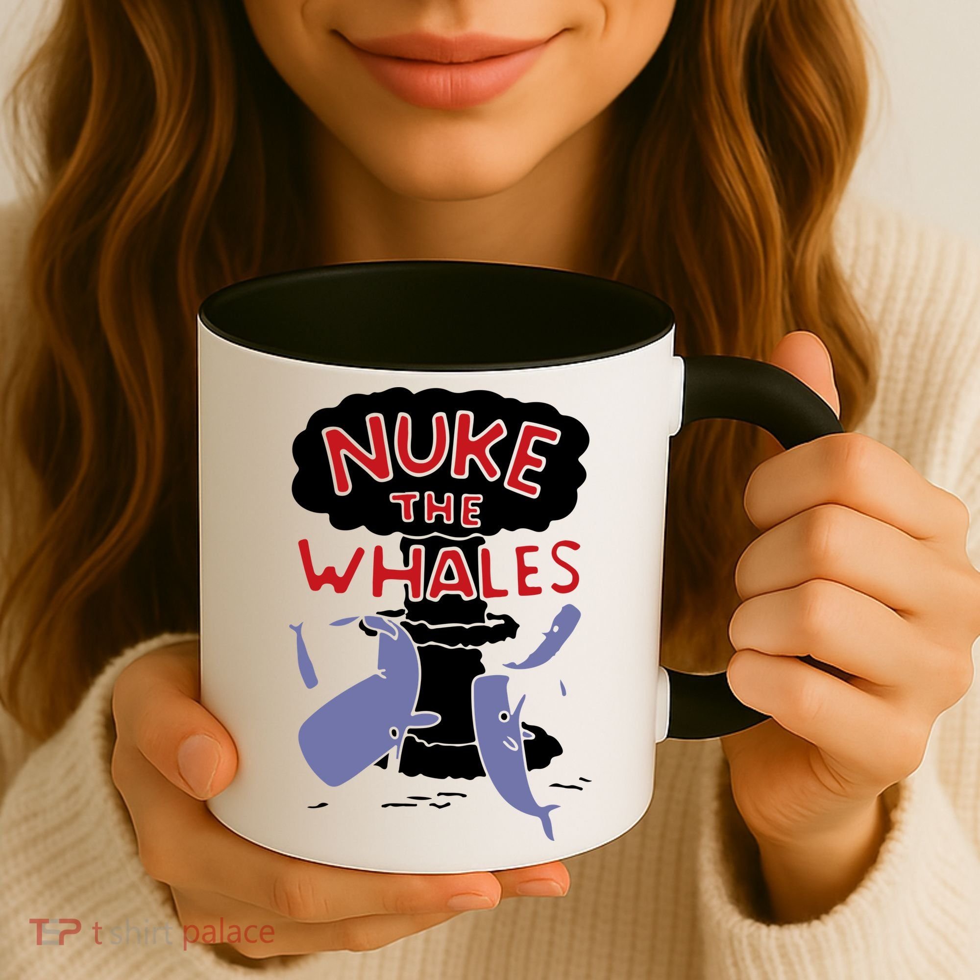 Nuke The Whales Funny Coffee Mug