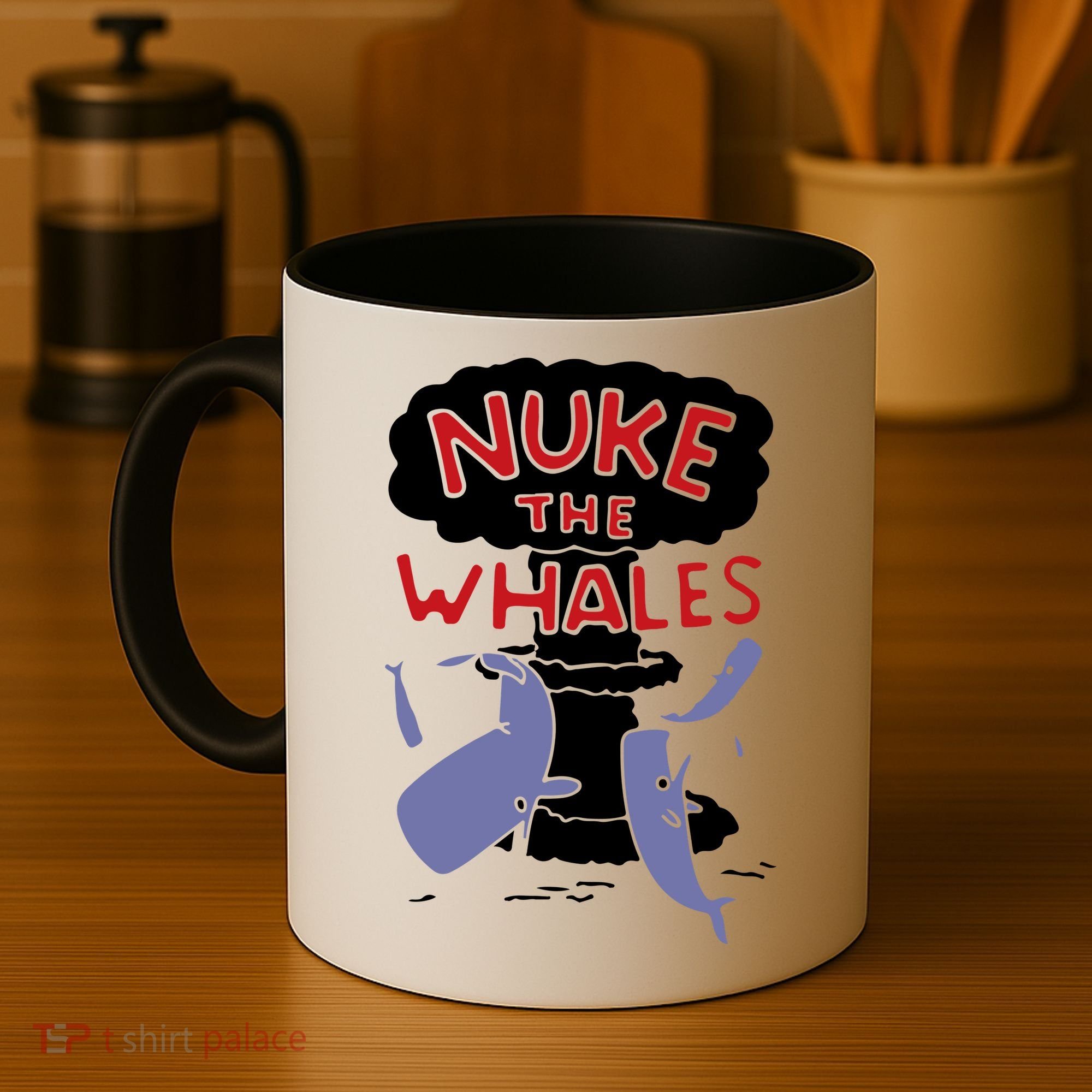 Nuke The Whales Funny Coffee Mug