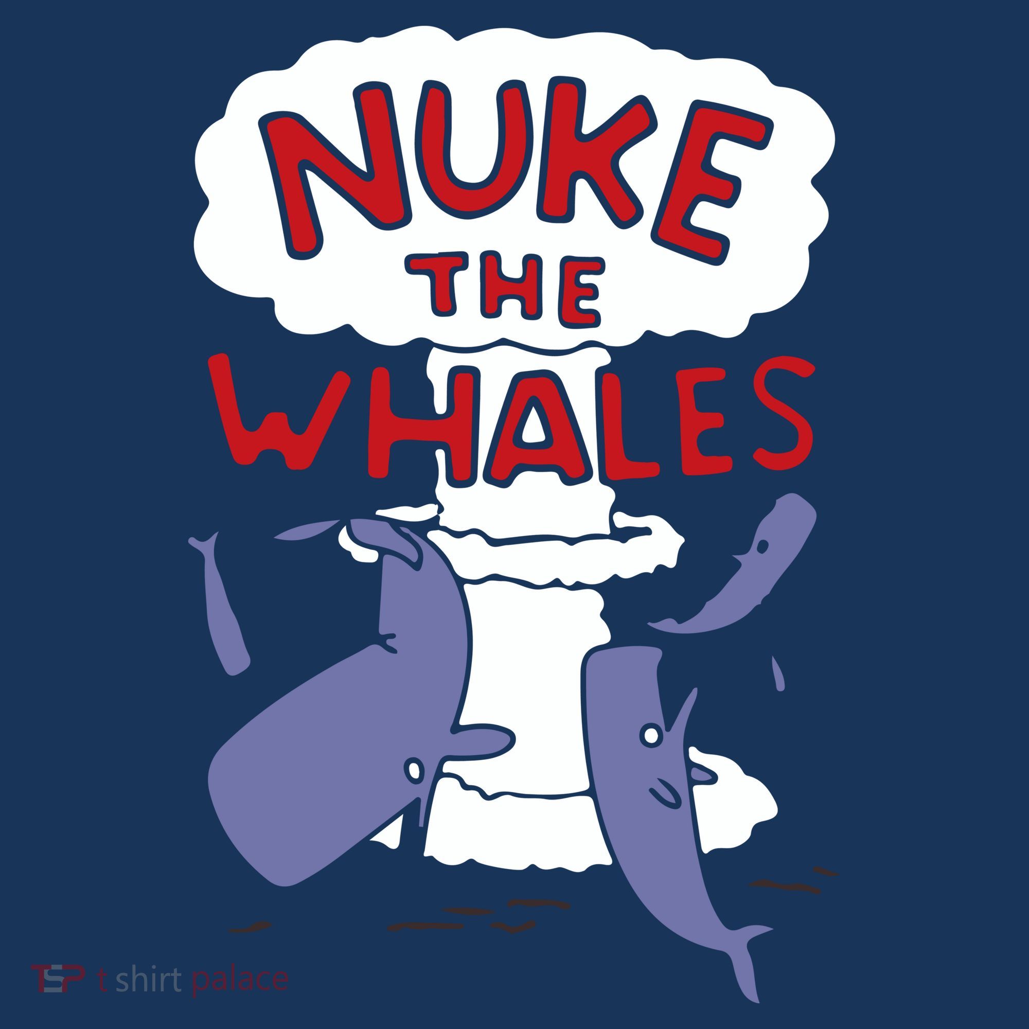 Nuke The Whales Funny Women's Sweatshirt