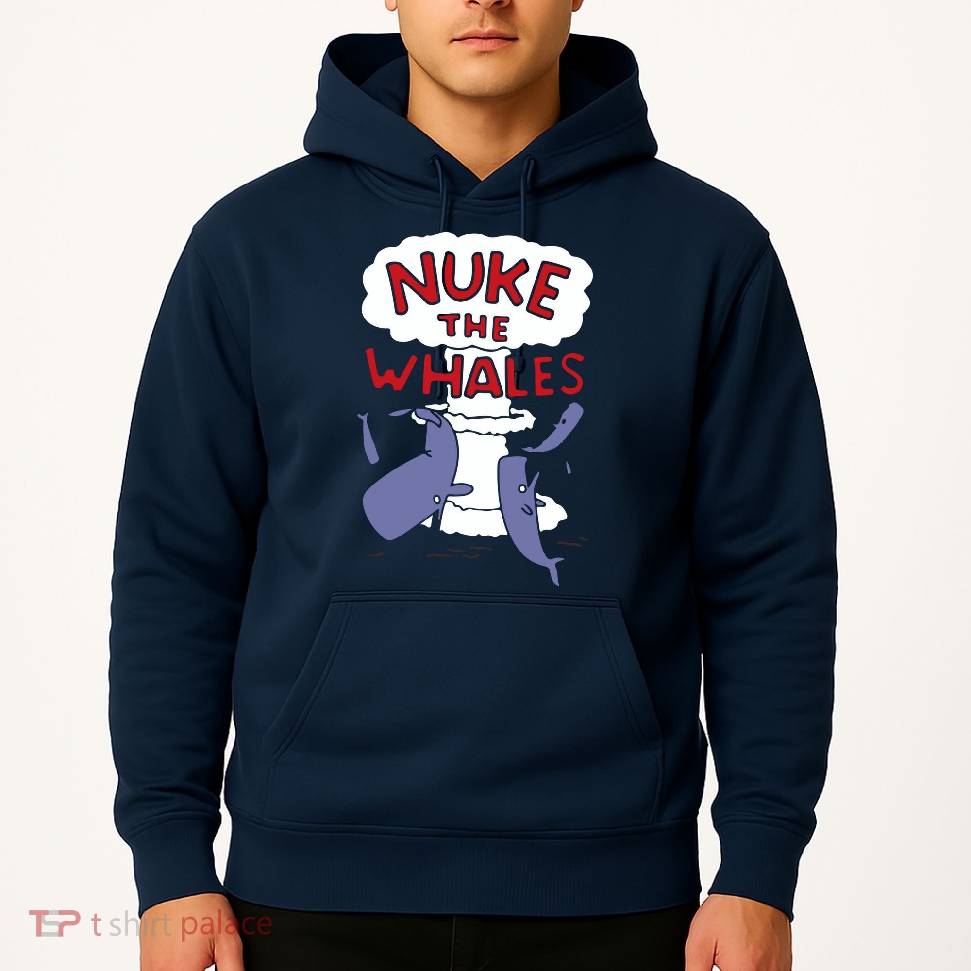 Nuke The Whales Funny Hoodie