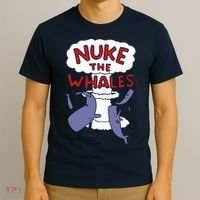 Nuke The Whales Funny T-Shirt thumb 3