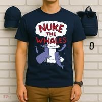 Nuke The Whales Funny T-Shirt thumb 6