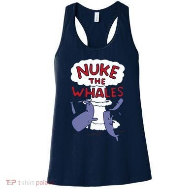 Nuke The Whales Funny Women's Tank Top