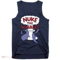 Nuke The Whales Funny Tank Top thumb 0