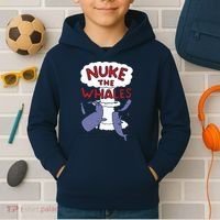 Nuke The Whales Funny Kids Hoodie thumb 2