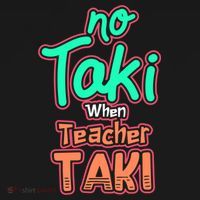 No Taki When Teacher Taki Cute Education Classroom Funny Cute Gift Women's Hoodie thumb 2